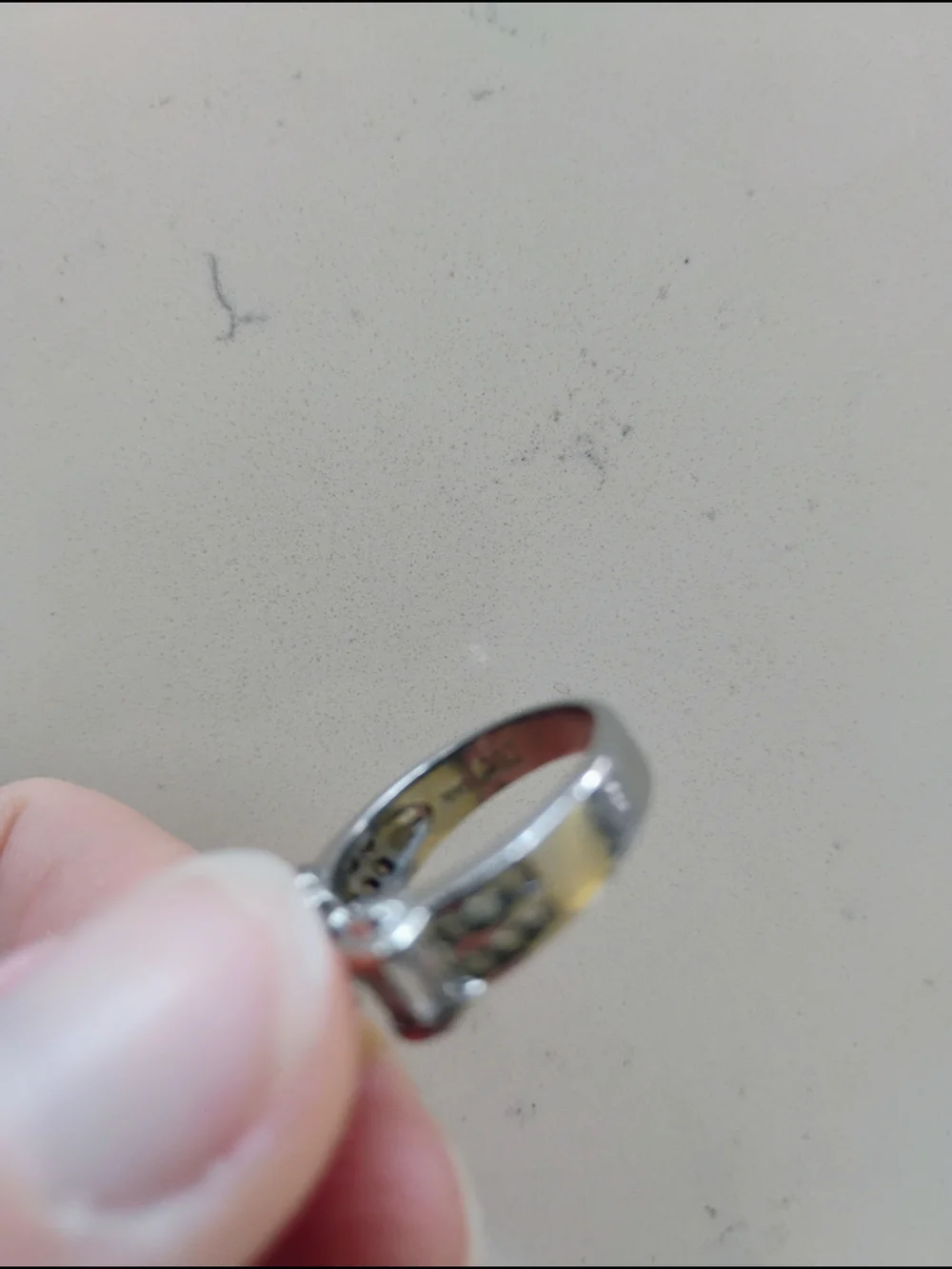 Sterling Silver Cubic Zirconium CZ Ring Lot 925   Used condition. I don't know w